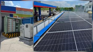 Mô Hình Điện Mặt Trời PVOIL Đầu Tiên Tại CHXD Phú Hữu (Nguồn PVoil)