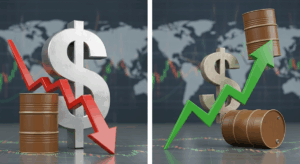 Cơ chế vận hành: Mối quan hệ nghịch đảo giữa sức mạnh của đồng USD và giá dầu