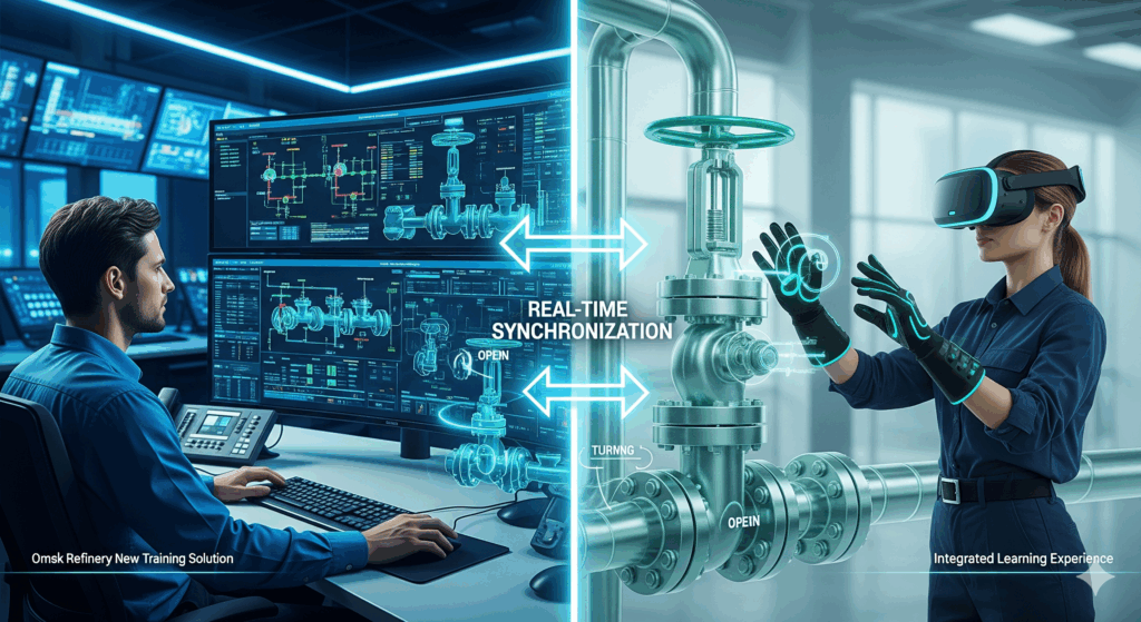 Giải pháp đào tạo mới tại Nhà máy Omsk: Tích hợp trình giả lập DCS và công nghệ VR