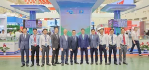 Ủy viên BCH Đảng bộ Chính phủ, Bí thư Đảng ủy, Chủ tịch Petrolimex Phạm Văn Thanh đón tiếp Ủy viên Trung ương Đảng, Tổng biên tập Báo Nhân Dân, Phó Trưởng Ban Tuyên giáo và Dân vận Trung ương, Chủ tịch Hội Nhà báo Việt Nam Lê Quốc Minh thăm gian triển lãm Petrolimex