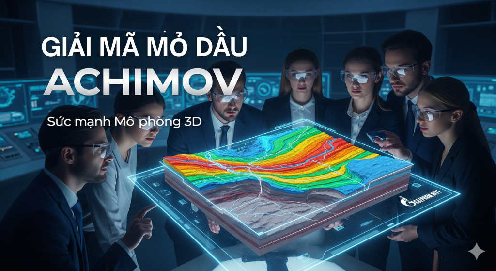 Giải quyết bài toán trữ lượng dầu mỏ tại Achimov: Sức mạnh của phương pháp mô phỏng địa chất 3D