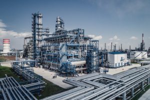 Cơ sở khí tự nhiên hóa lỏng của Tập đoàn Gazprom, Nga ở Bắc Cực. (Ảnh: AFP/TTXVN)