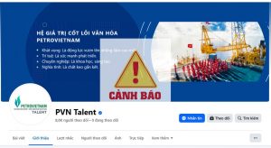 Một fanpage giả mạo thương hiệu Petrovietnam có tick xanh