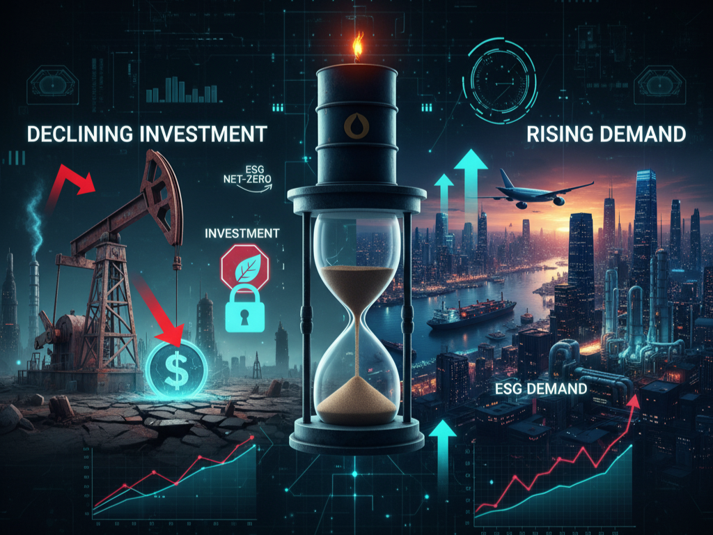 An ninh năng lượng toàn cầu bị đe dọa: Vốn đầu tư dầu khí sụt giảm nhanh hơn dự kiến