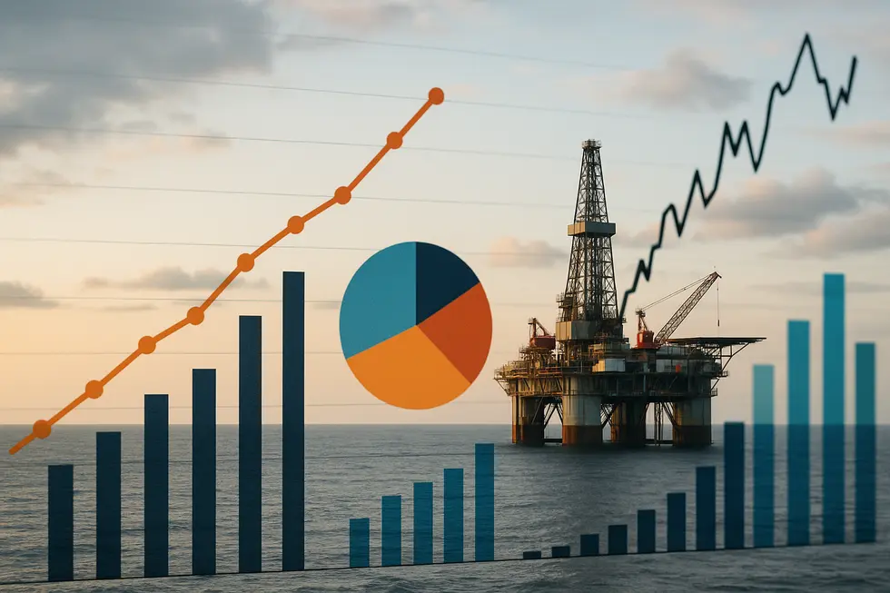 Mỏ dầu Mopane ngoài khơi Namibia, nơi Galp Energia đang mở rộng hoạt động thăm dò.