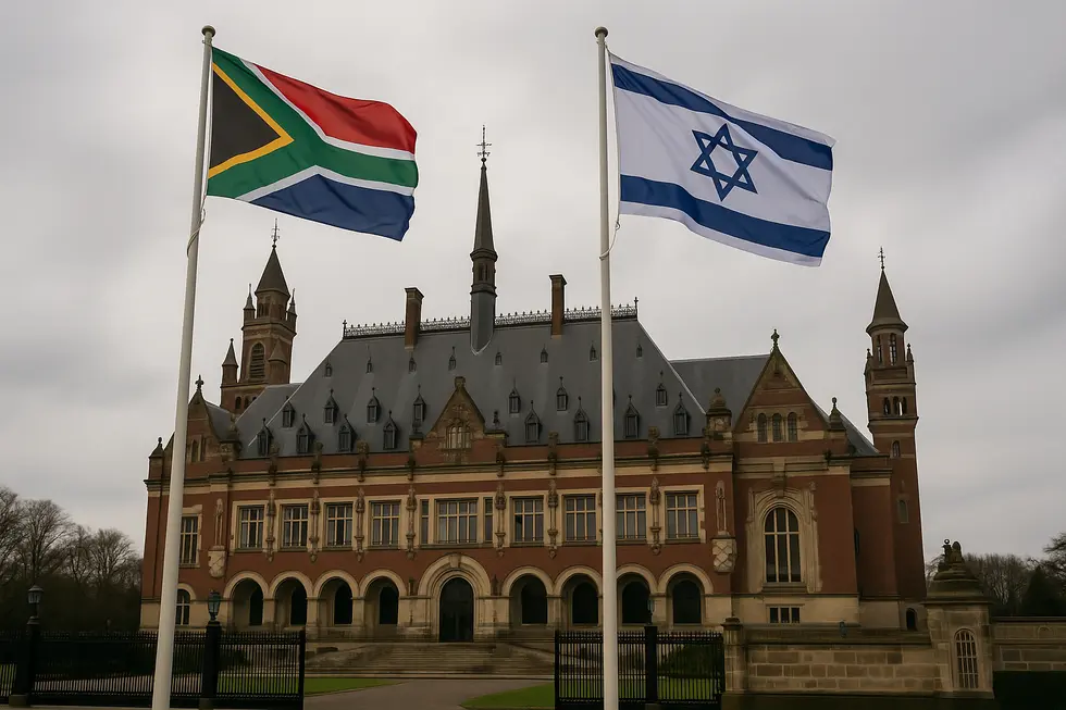 Cảnh từ tòa án Hà Lan khi Shell tham gia kháng cáo về phán quyết khí thải.