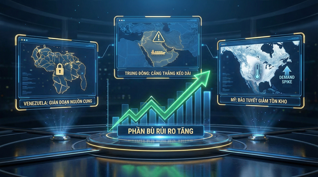 Giá dầu ngày 29/1/2026: Sắc xanh trở lại giữa “dư chấn” Venezuela và nỗi lo kinh tế