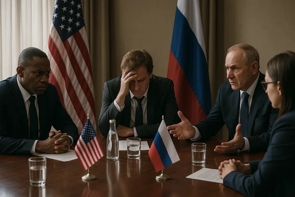 Hội đàm quốc tế căng thẳng với sự tham gia của các nước lớn.