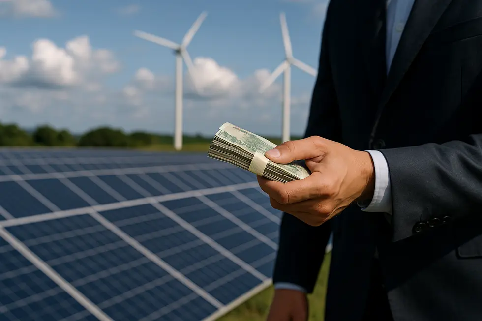 Hình ảnh biểu trưng cho sự phát triển năng lượng tái tạo tại Việt Nam.