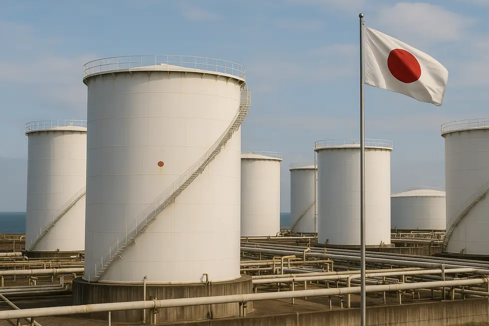 Kho dự trữ dầu chiến lược của Nhật Bản.