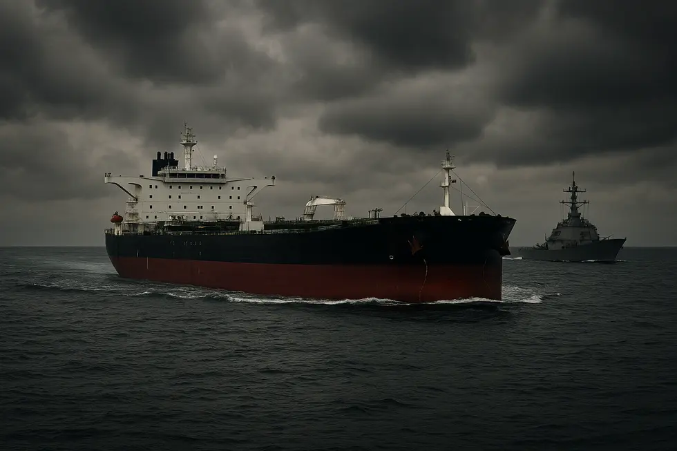 Tàu VLCC di chuyển qua Biển Đỏ trong bối cảnh căng thẳng.