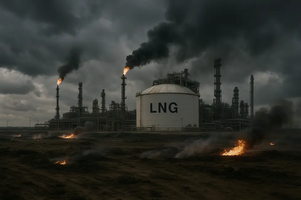 Nhà máy LNG Ras Laffan tại Qatar gặp gián đoạn sản xuất.