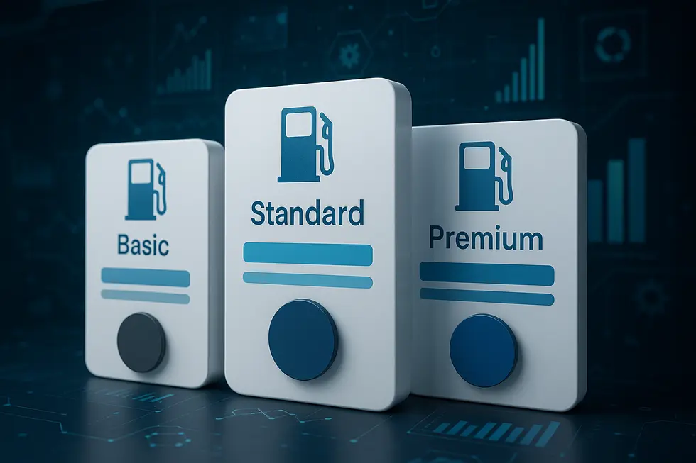 Thiết kế và Định giá Gói Hỗ trợ Phần mềm Quản lý Kinh doanh Xăng dầu