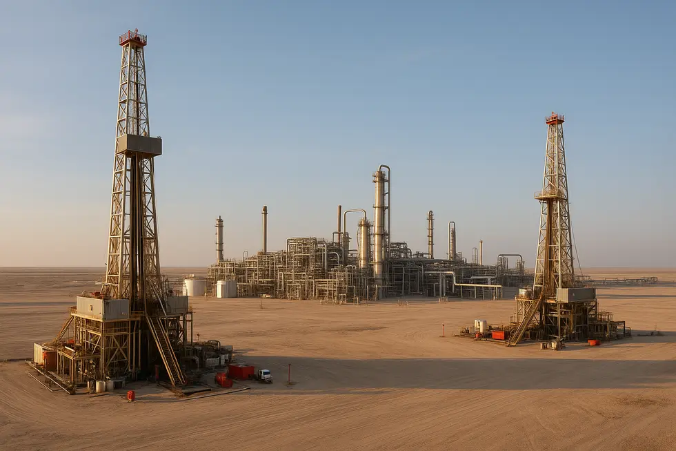 Hoạt động khai thác khí đá phiến tại mỏ Jafurah.