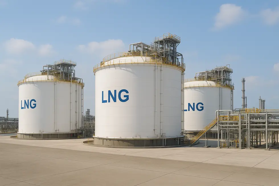 Kho chứa LNG Thị Vải, một phần trong kế hoạch mở rộng của PV GAS.