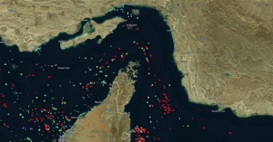 Nhiều tàu chở dầu mắc kẹt, không thể đi qua eo biển Hormuz. (Nguồn Znews)
