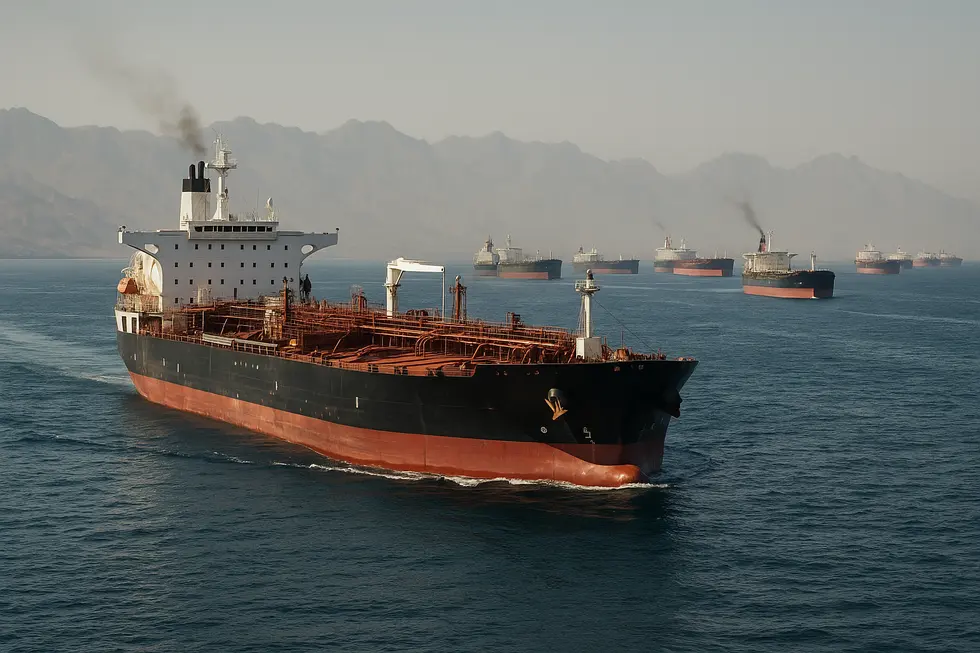 Eo biển Hormuz, một tuyến đường vận chuyển dầu chiến lược.