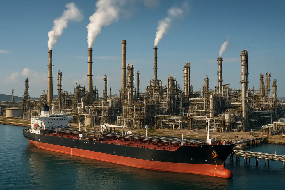 Nhà máy lọc dầu hoạt động tối đa công suất để tăng cường xuất khẩu hóa dầu.