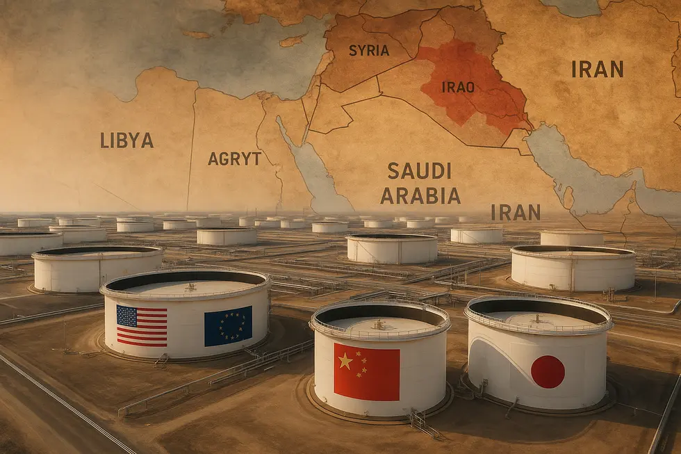 Biểu đồ cung – cầu dầu mỏ toàn cầu năm 2026.