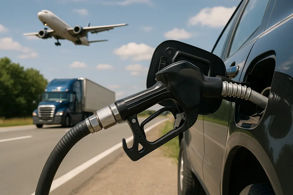 Biểu đồ minh họa sự thay đổi giá xăng dầu theo thuế bảo vệ môi trường.