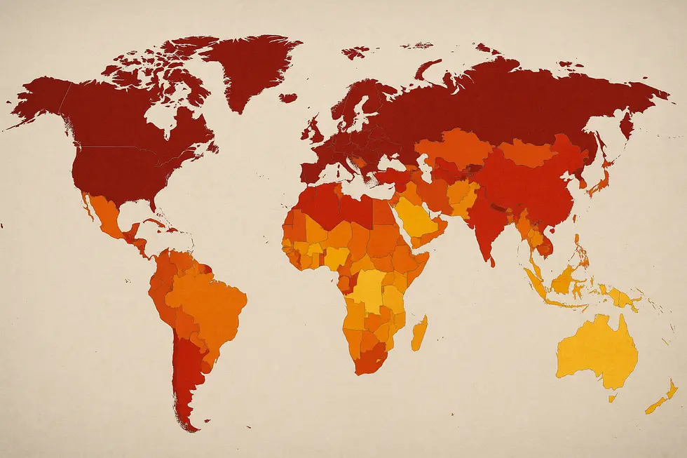 Eo biển Hormuz, nơi tuyến đường dầu cực kì quan trọng có thể bị gián đoạn.