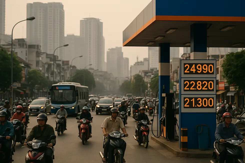 Con tàu chở dầu di chuyển qua eo biển Hormuz.