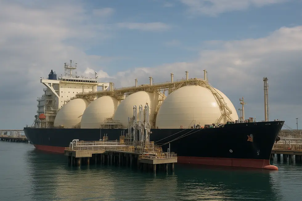 Kho chứa LNG Thị Vải, một phần trong kế hoạch mở rộng của PV GAS.