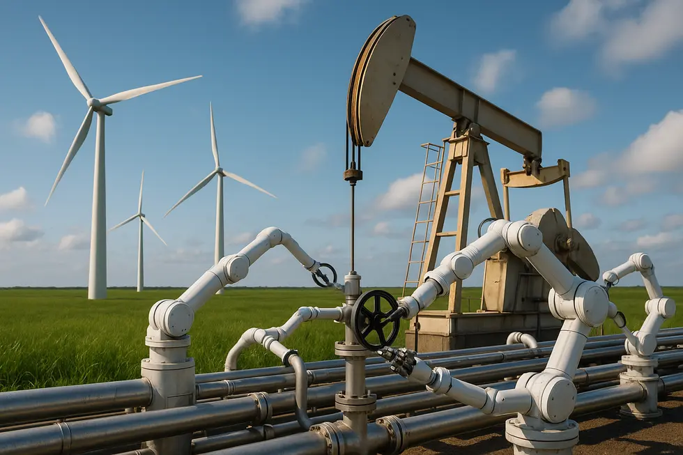 Hệ thống tự động hóa tại giàn khoan dầu khí.