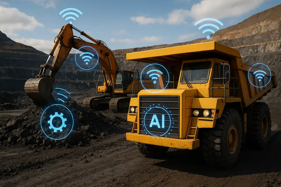 Ứng dụng AI đang cách mạng hóa lĩnh vực khai thác mỏ.