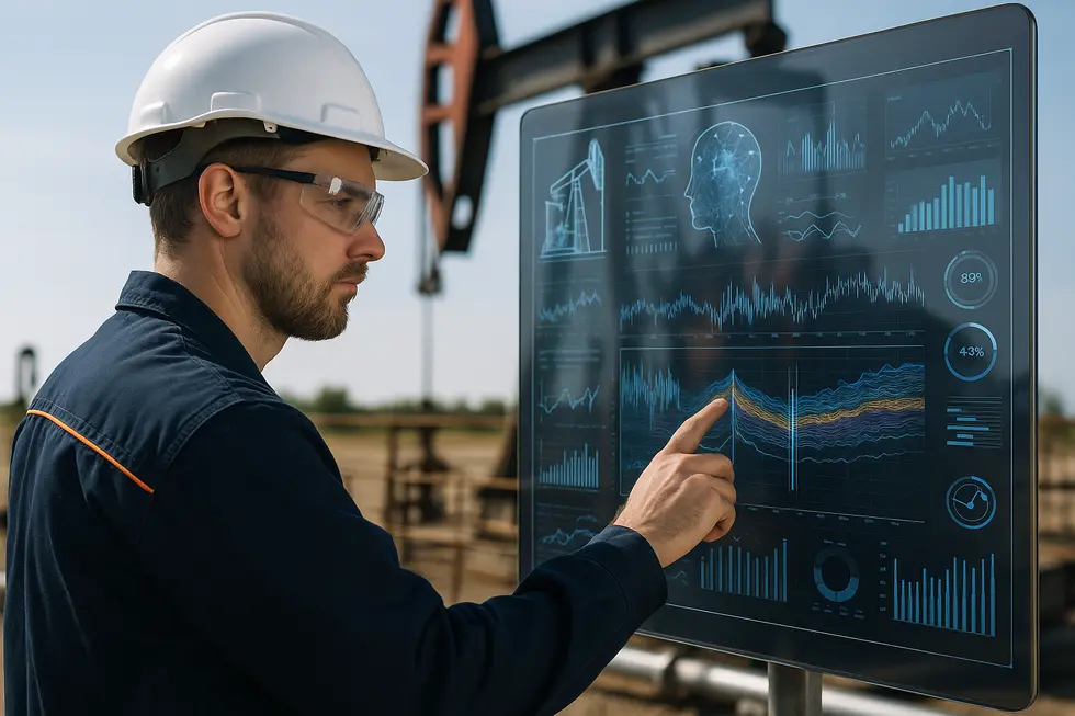 AI giúp kỹ sư dầu khí tối ưu hóa việc xử lý dữ liệu.