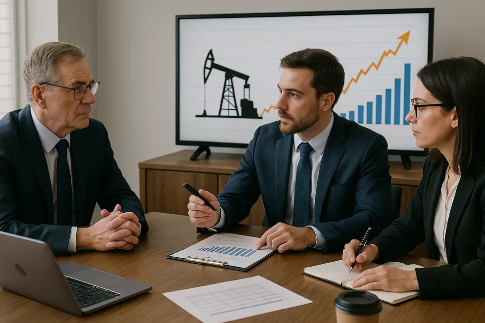 Giàn khoan dầu đá phiến Mỹ hiện đại.