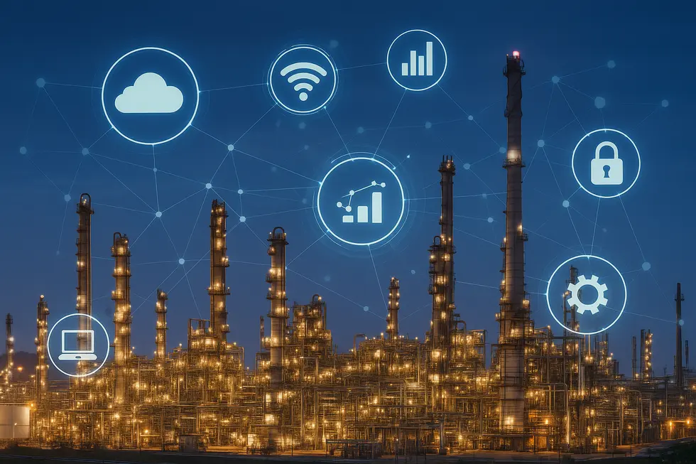 Nhà máy dầu khí với yêu cầu chuyển đổi số.