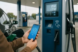 Trạm xăng dầu hiện đại với công nghệ tích hợp.