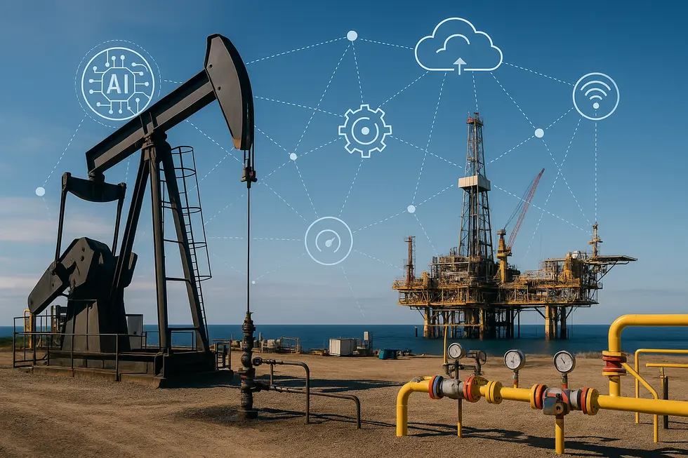 AI xâm nhập chuỗi giá trị dầu khí: từ khoan khai thác tới tối ưu vận hành giàn khoan