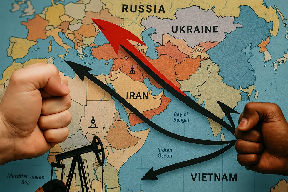 Toàn cảnh nhà máy lọc dầu tại Việt Nam.