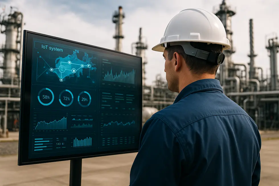 Nhà máy dầu khí với yêu cầu chuyển đổi số.