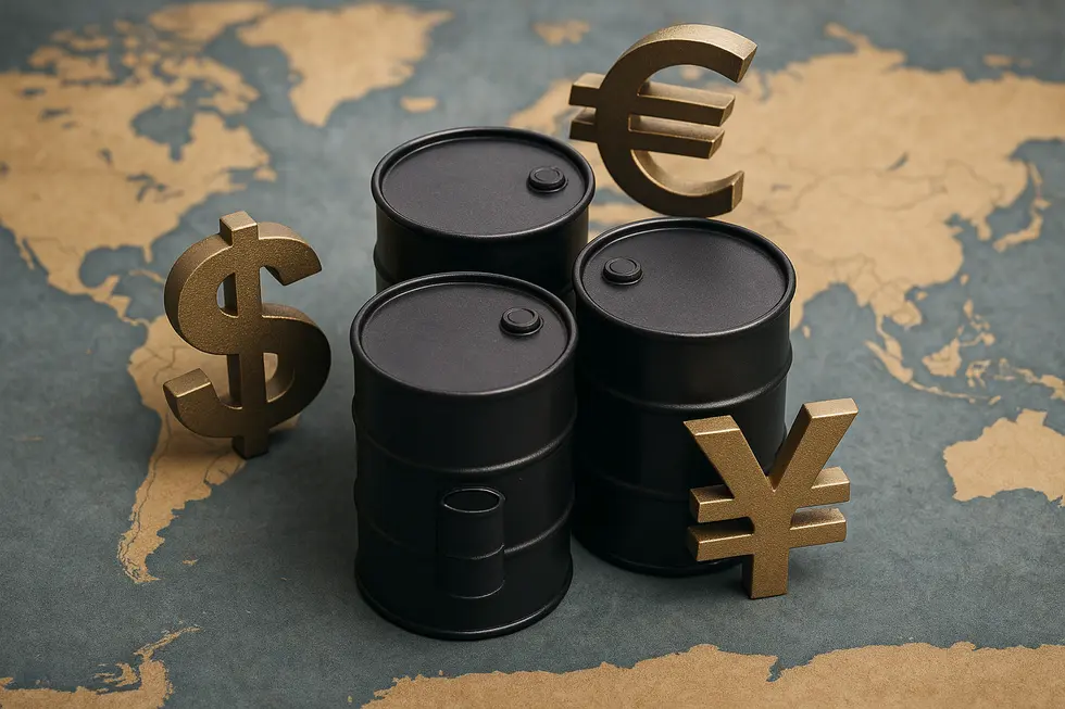 Dòng chảy dầu từ Nga và Trung Đông đến châu Á.