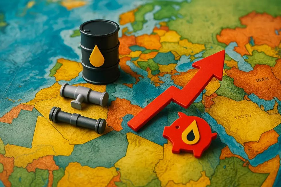 Tàu chở dầu đi qua eo biển Hormuz trong bối cảnh căng thẳng.