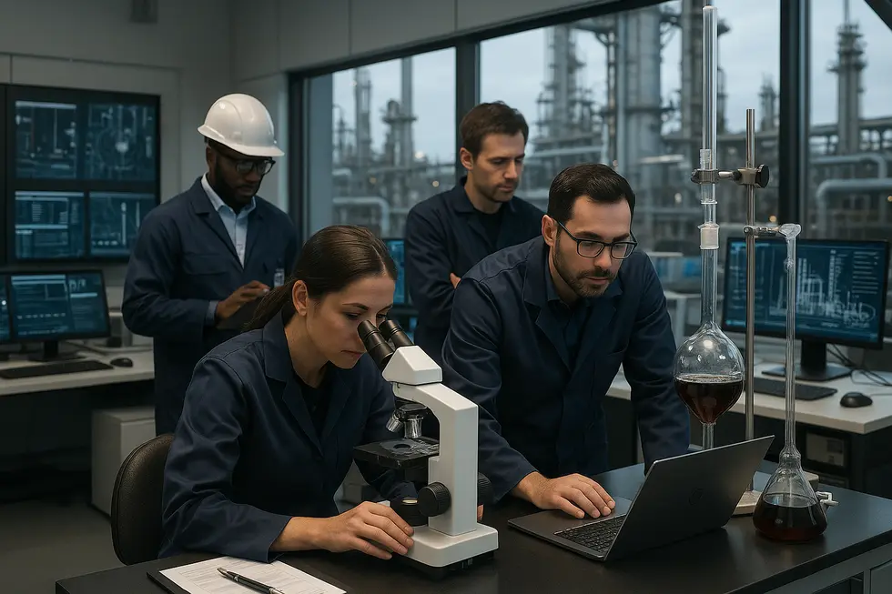 Giàn khoan dầu hoạt động đầy năng suất trên biển.