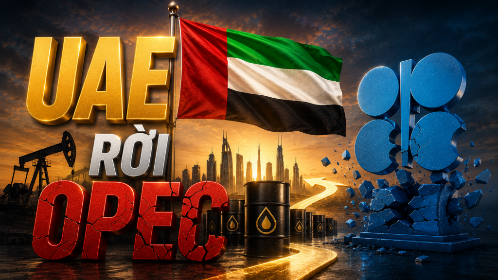 UAE rời OPEC giữa tâm bão Hormuz: Cú “lật bàn” lịch sử và sự rạn nứt của trật tự dầu mỏ toàn cầu