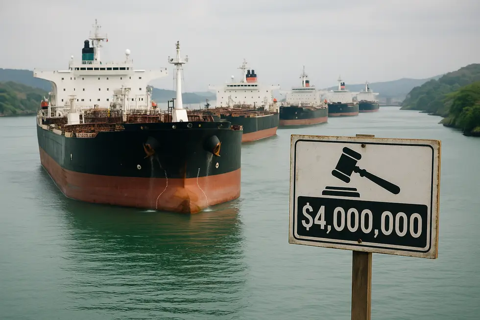Các tàu chở dầu đấu giá để giành quyền ưu tiên qua kênh đào Panama.