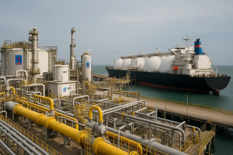 Nhà máy khí đốt lớn của PV Gas với công nghệ tiên tiến.