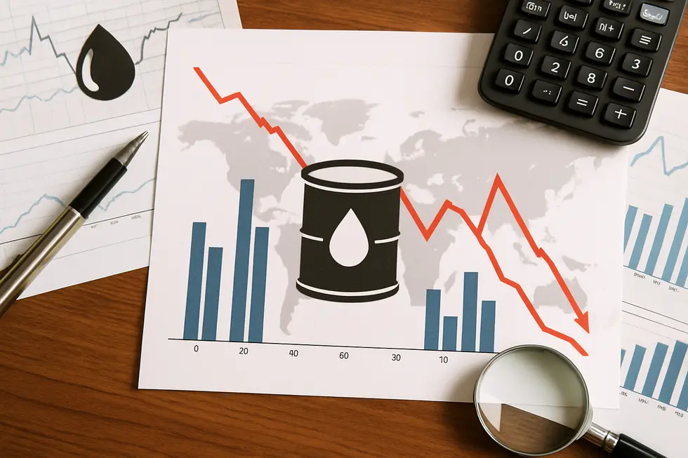 Thị trường dầu toàn cầu trước sự biến động lớn của giá dầu WTI.