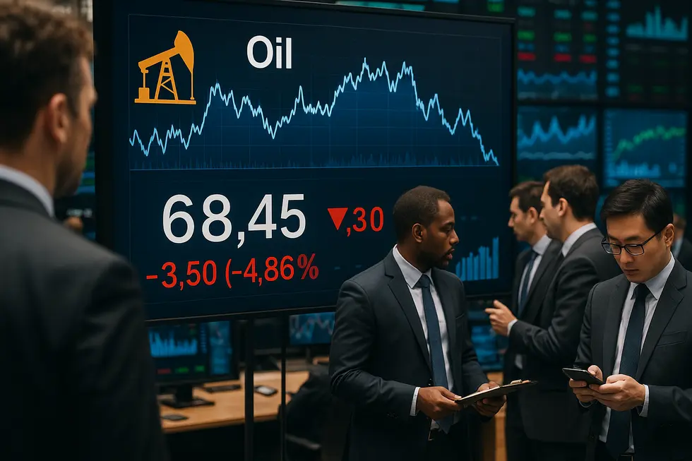 Thị trường dầu toàn cầu trước sự biến động lớn của giá dầu WTI.