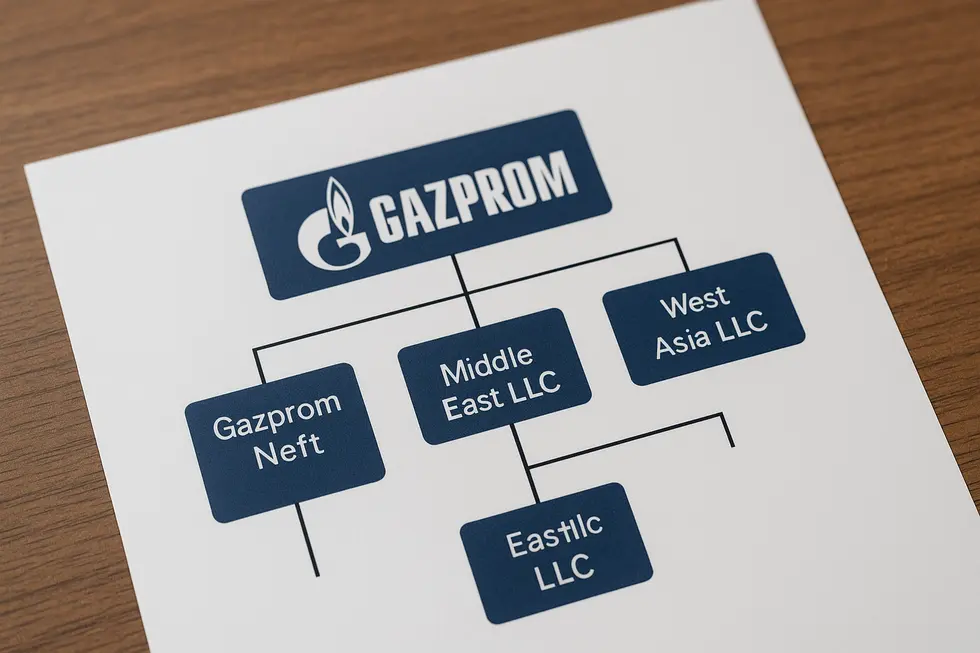 Cách bố trí tổ chức của Gazprom sau tái cấu trúc.