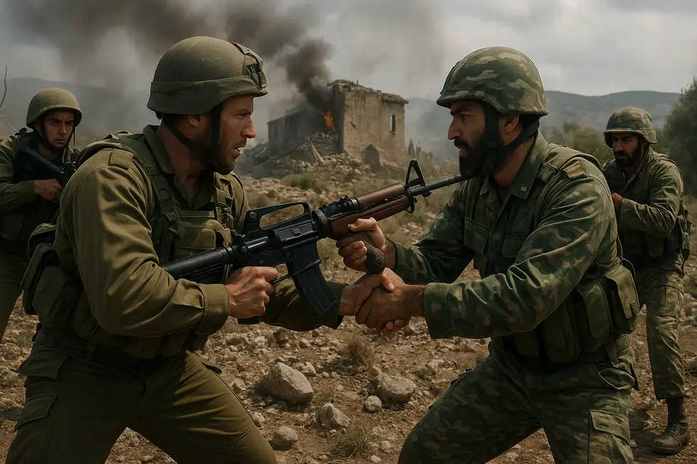 Quân đội Israel và Iran giằng co, phản ánh mâu thuẫn diễn giải.
