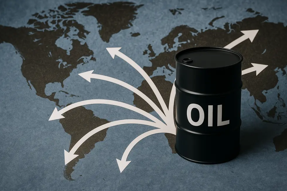 Biểu đồ thị trường giá dầu Brent tiến tới 100 USD/thùng.