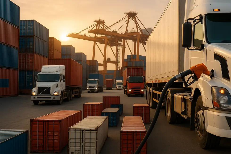 Nhà kho logistics bị ảnh hưởng bởi sự tăng giá của dầu diesel.