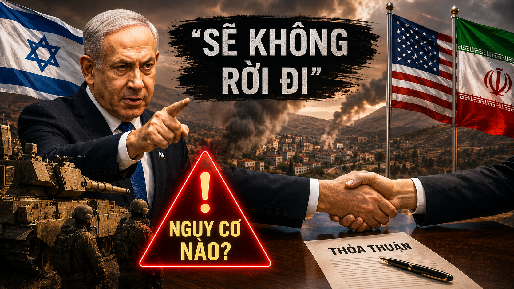 Israel tuyên bố "sẽ không rời đi" khỏi Lebanon: Nguy cơ nào cho thỏa thuận Mỹ-Iran?