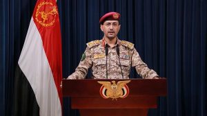 Người phát ngôn quân sự của Houthi, ông Yahya Sahree. Ảnh: Xinhua